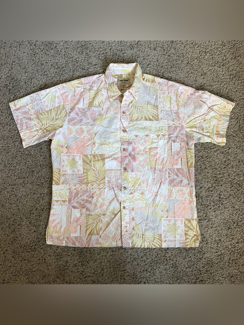 Vintage Cooke Street Honolulu Aloha Button Up Shirt